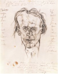 Antonin Artaud - Portrait de Jacques Prevel (1947)